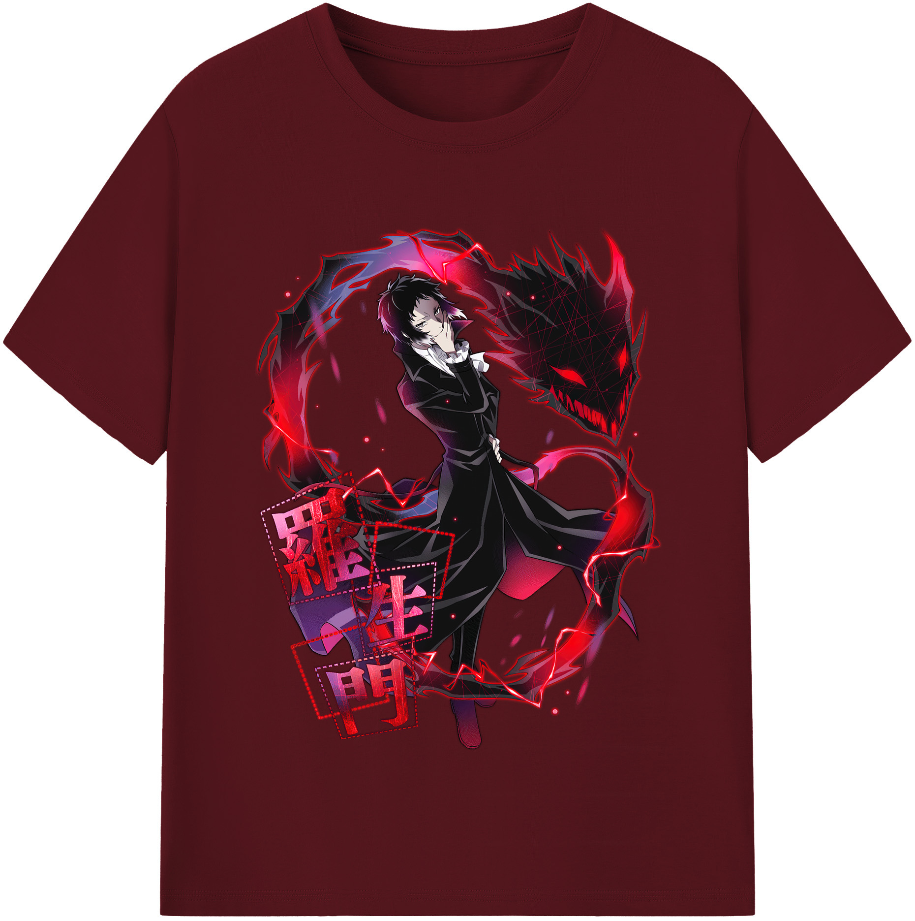 （画像用） 文豪ストレイドッグス Bungo Stray Dogs 綿100％半袖Tシャツ（フロントプリント）